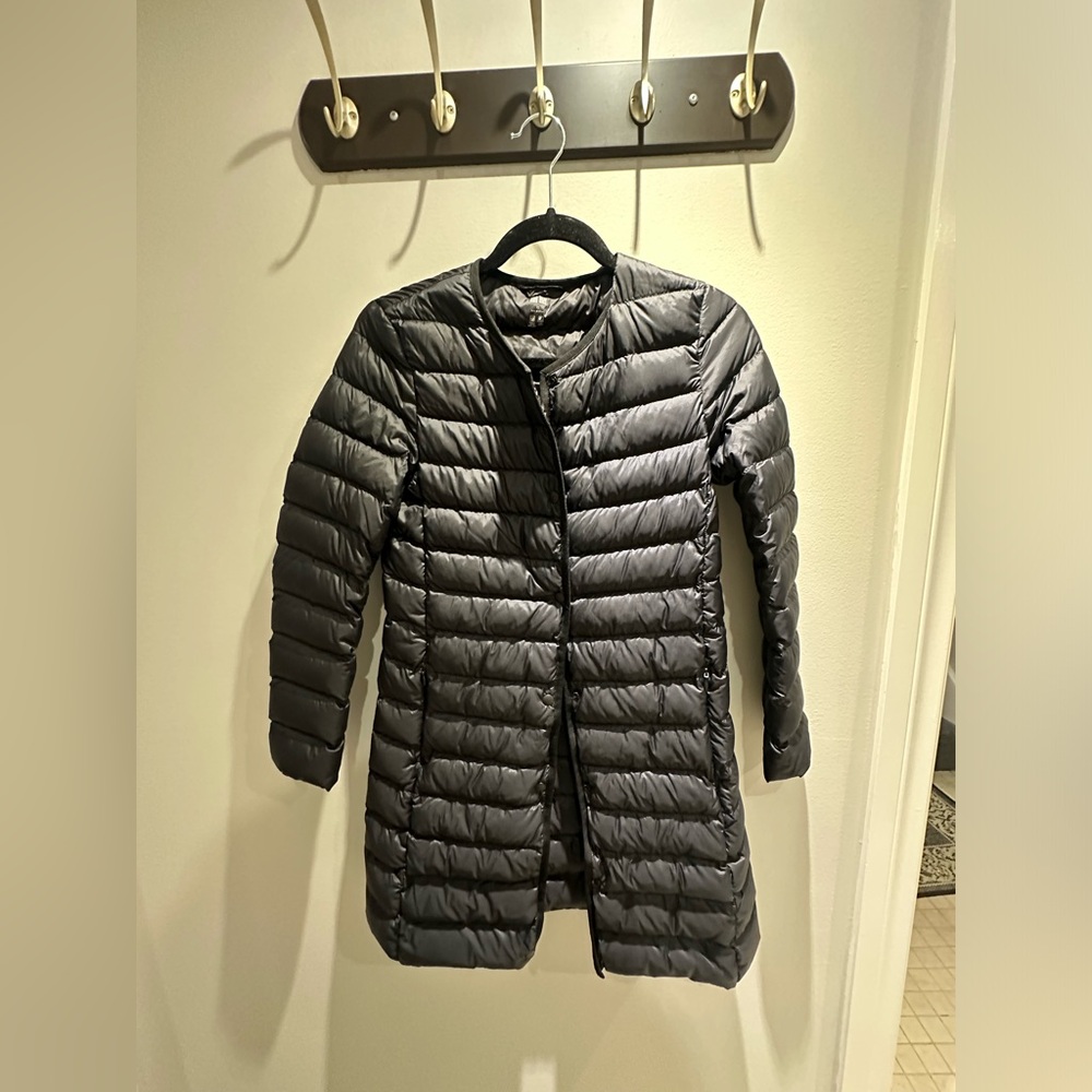 Uniqlo ultra light down long jacket xs